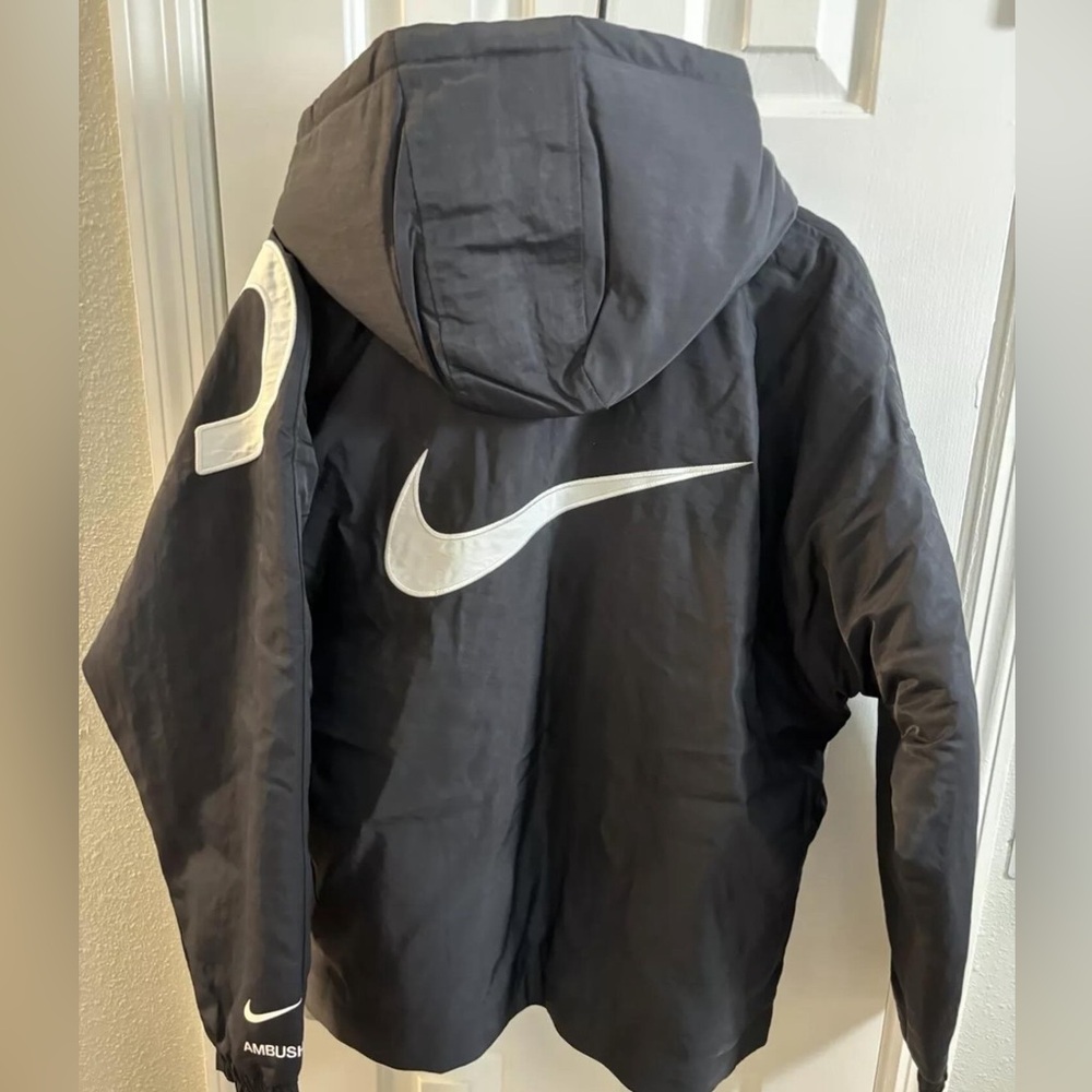 Nike Ambush NBA Collection Brooklyn Nets Logo  Hooded Jacket Oversized